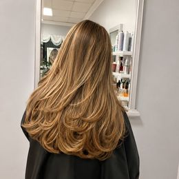A long blow-dry finished with body