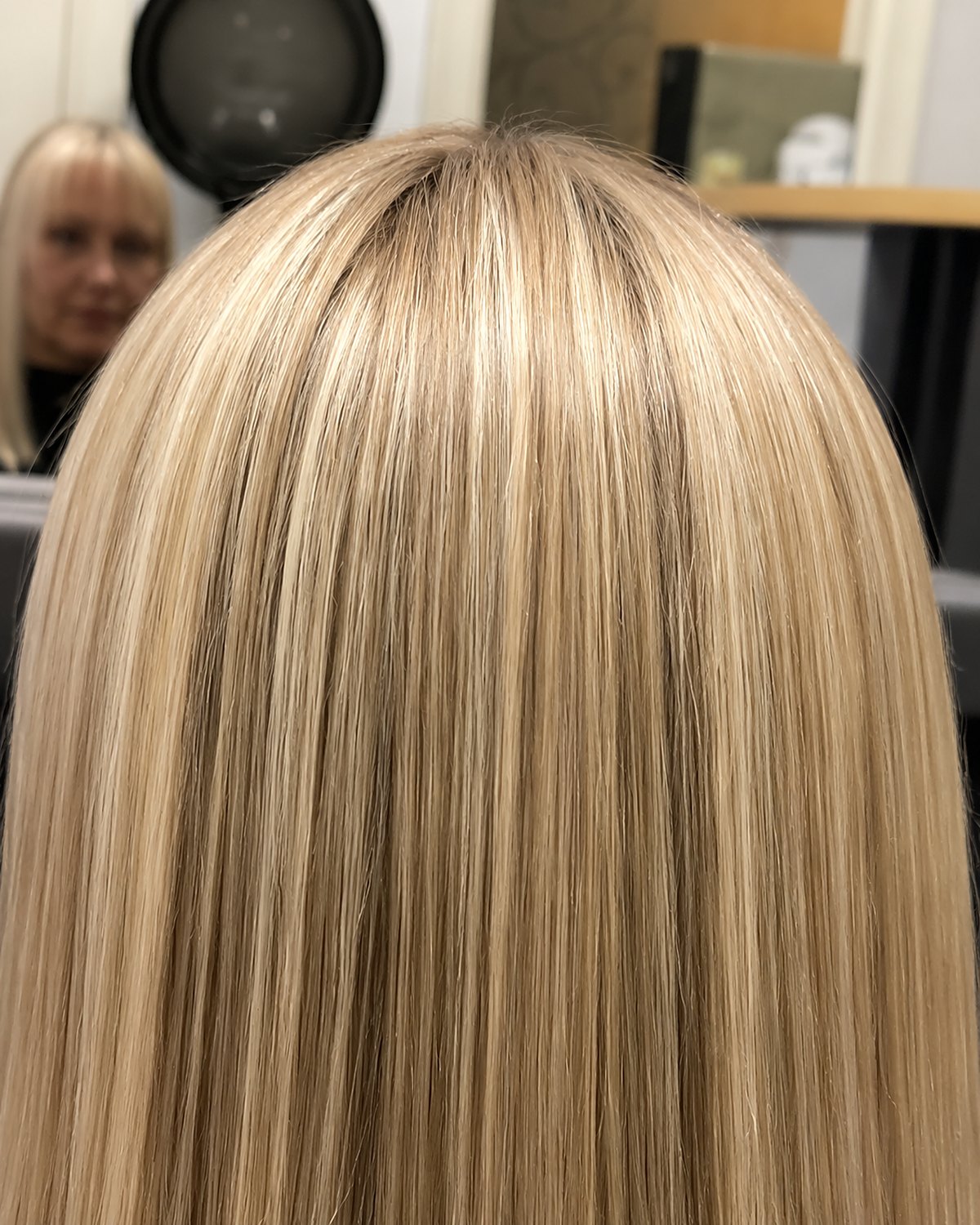 Mushroom blonde — cool, neutral and low contrast — Toucheé Organic Salon, Juno Beach