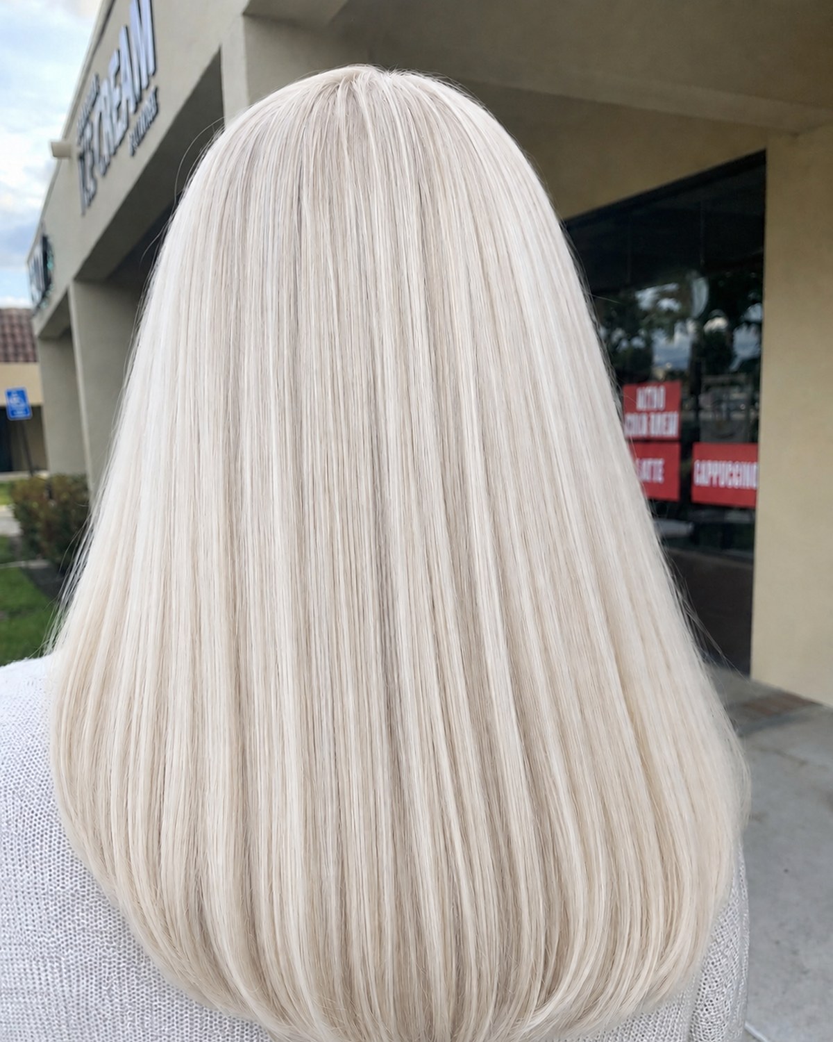 Platinum Blonde at Touchée Organic Salon, Juno Beach