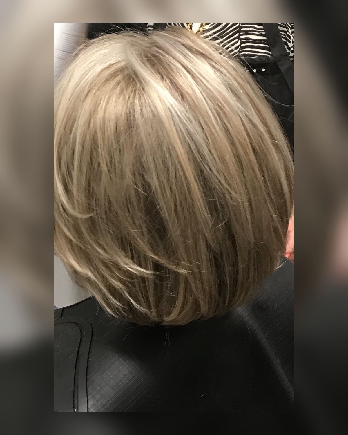 Soft platinum blonde bob with body — Toucheé Organic Salon, Juno Beach