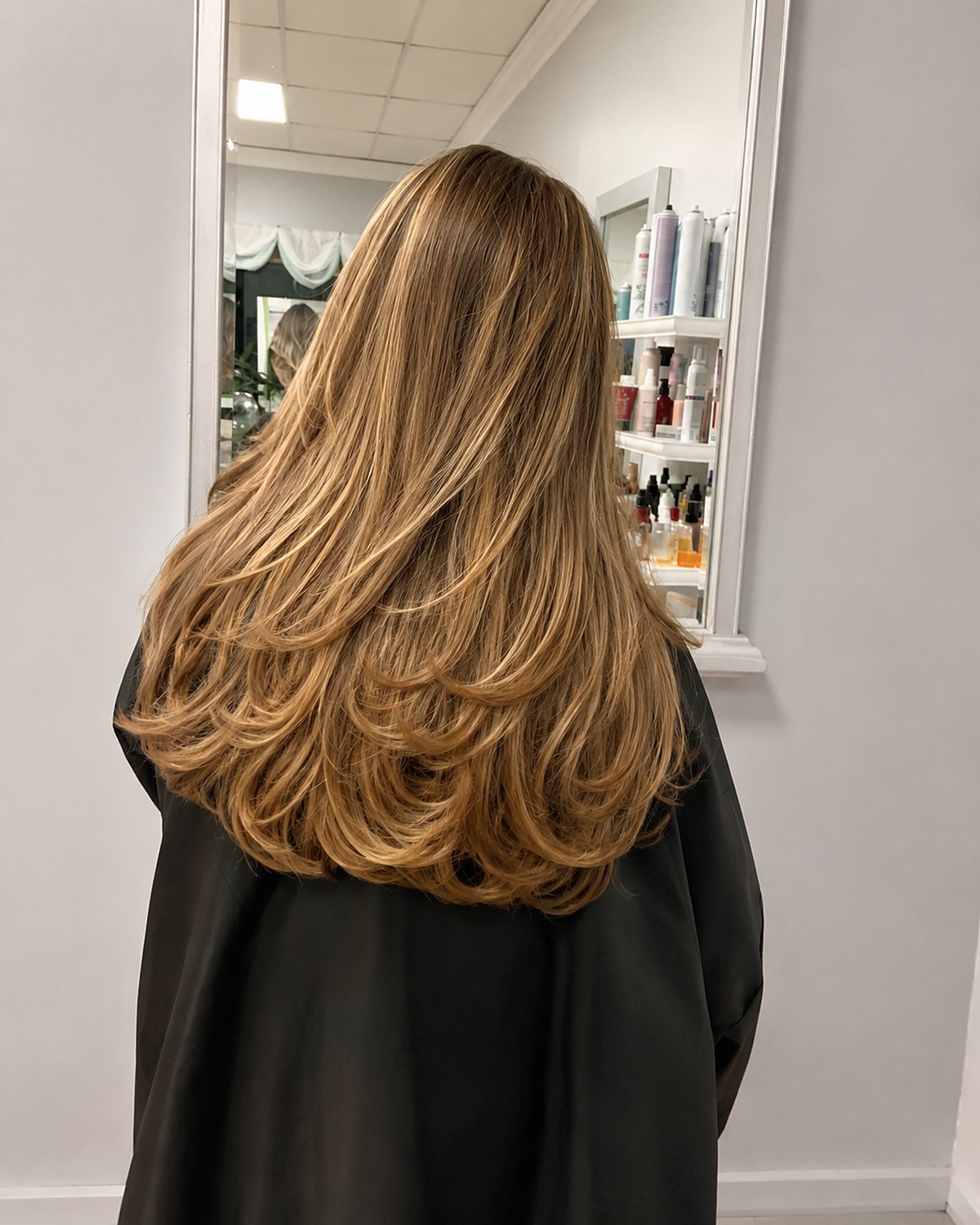 A full blowout with body and movement — Touchée Organic Salon, Juno Beach